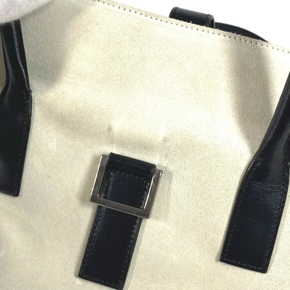 GUCCI 000 0844 vintage logo Tote Bag Flap Hand Bag